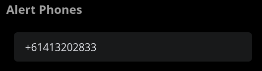 Phone Numbers