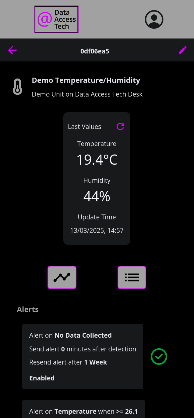 App Device List Page
