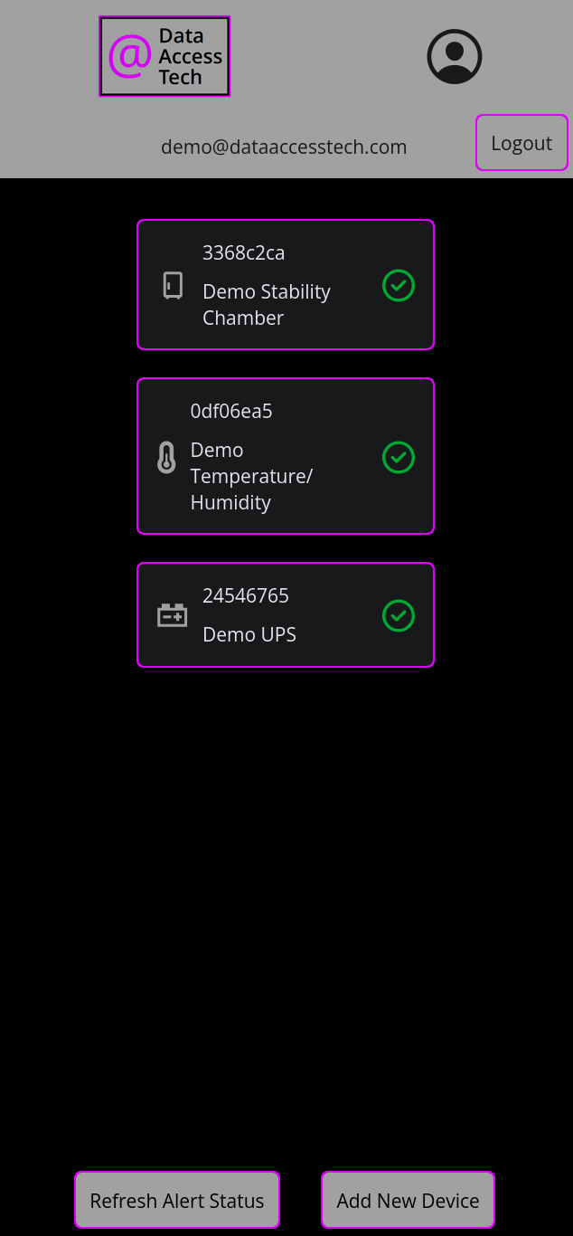 App with Header Expanded